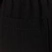 Pantalon droit à coulisse noir femme