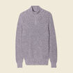 Pull manches longues gris foncé homme