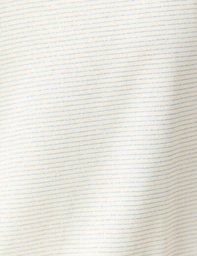 T-shirt manches courtes bleu clair femme