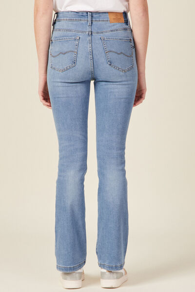 Jeans bootcut denim used femme