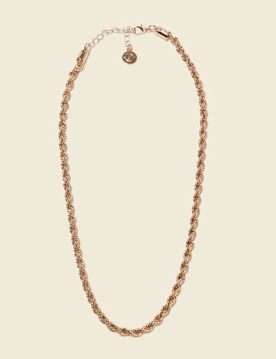 Collier couleur or femme