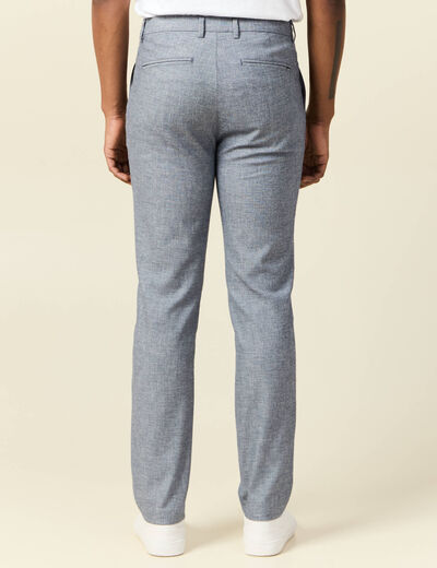 Pantalon chino bleu marine homme
