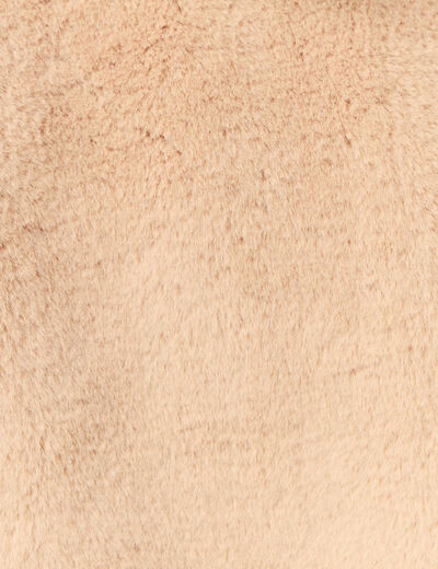 Manteau éco-responsable beige femme