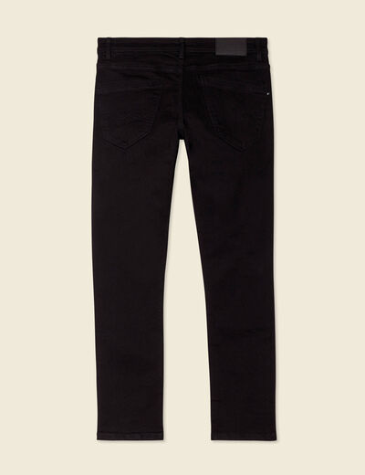Jeans slim éco-responsable denim noir homme