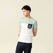 T-shirt manches courtes vert olive homme