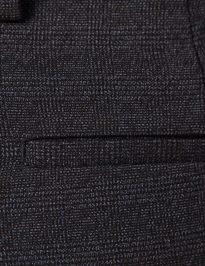 Pantalon chino tapered noir homme