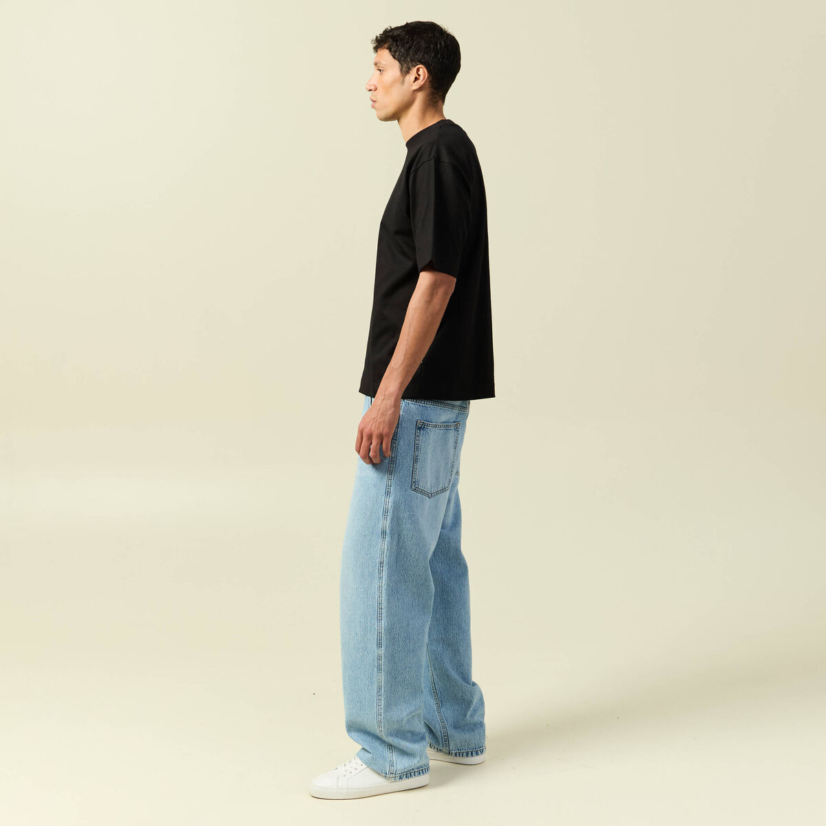 T-shirt en coton noir homme