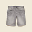 Bermuda en jeans denim gris homme