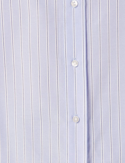 Chemise éco-responsable bleu ciel femme