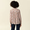 Blouse manches longues creme femme
