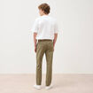 Pantalon chino slim taupe homme