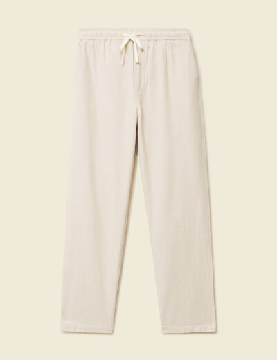 Pantalon chino gris homme