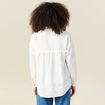 Chemise manches longues ecru femme
