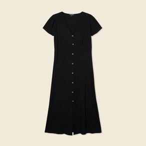 robe longue droite noir femme Robe longue droite noir femme