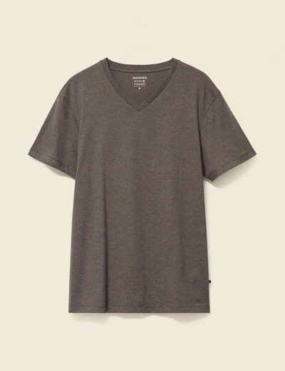 T-shirt manches courtes homme bleu marine homme