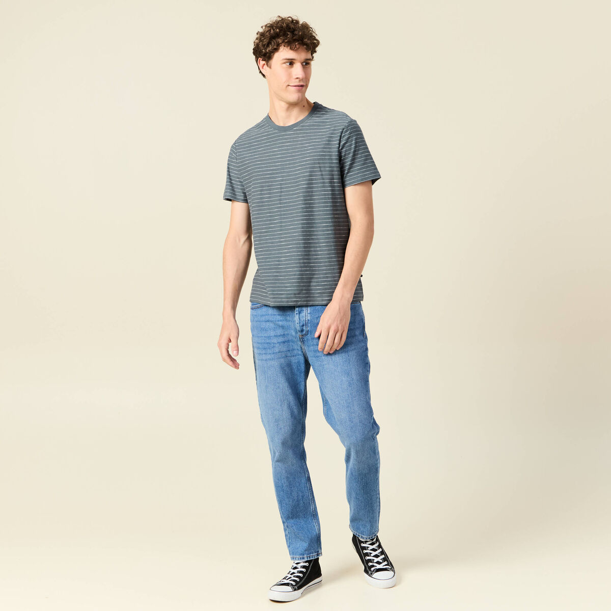 T-shirt éco-responsable vert foncé homme