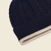 Bonnet fabriqu&eacute; en France bleu marine homme
