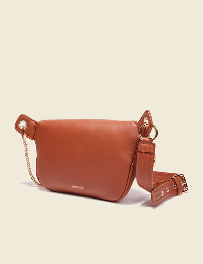 Sac banane marron femme