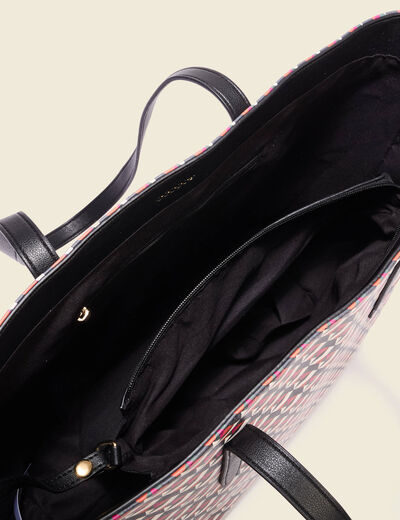Sac cabas multicolore femme