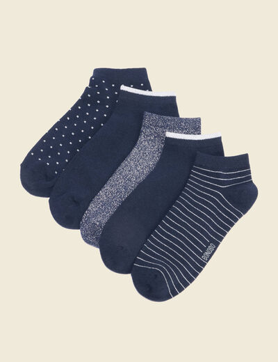Paire de chaussettes bleu marine femme