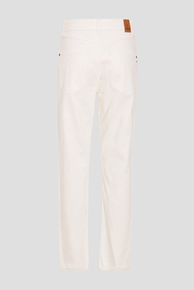 Jeans Gwen - mom denim blanc femme