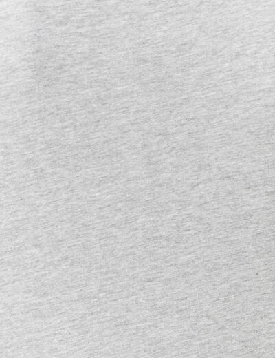T-shirt manches courtes gris femme