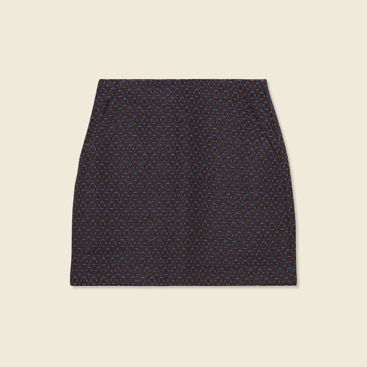 Jupe droite noir femme