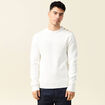 Pull éco-responsable ecru homme