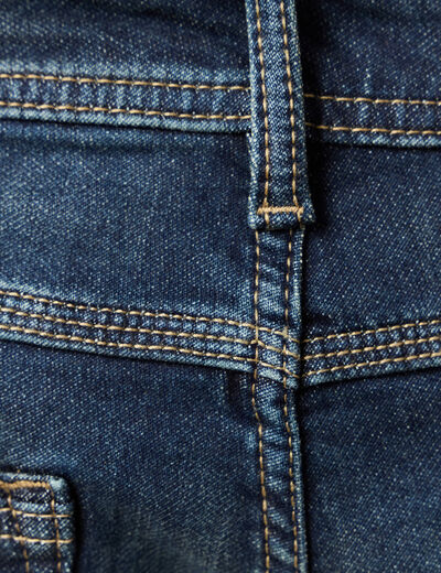 Jeans straight longueur 34 denim denim dirty homme