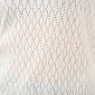 Pull ajour&eacute; col rond manches longues ecru femme