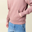 Sweat à capuche vieux rose homme