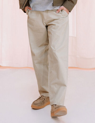 Pantalon beige homme