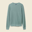 Pull fin col rond manches longues bleu gris homme
