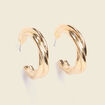 Boucles d'oreilles couleur or femme