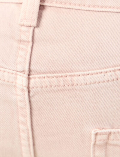 Jeans relax 5 poches rose homme