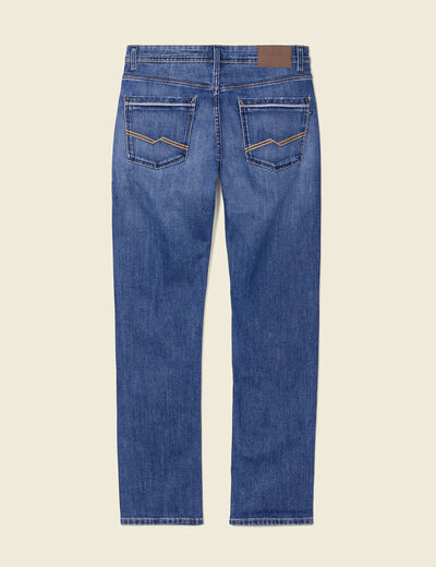 Jeans regular 5 poches denim double stone homme