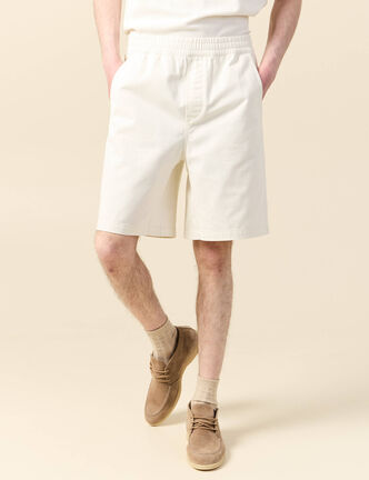 Bermuda droit ecru homme