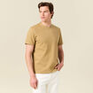 T-shirt manches courtes beige homme
