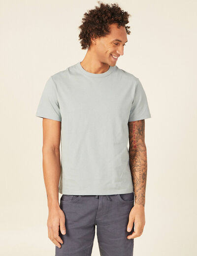 T-shirt éco-responsable vert olive homme