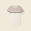T-shirt manches courtes marron foncé homme