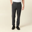 Pantalon droit longueur 32 gris fonc&eacute; homme