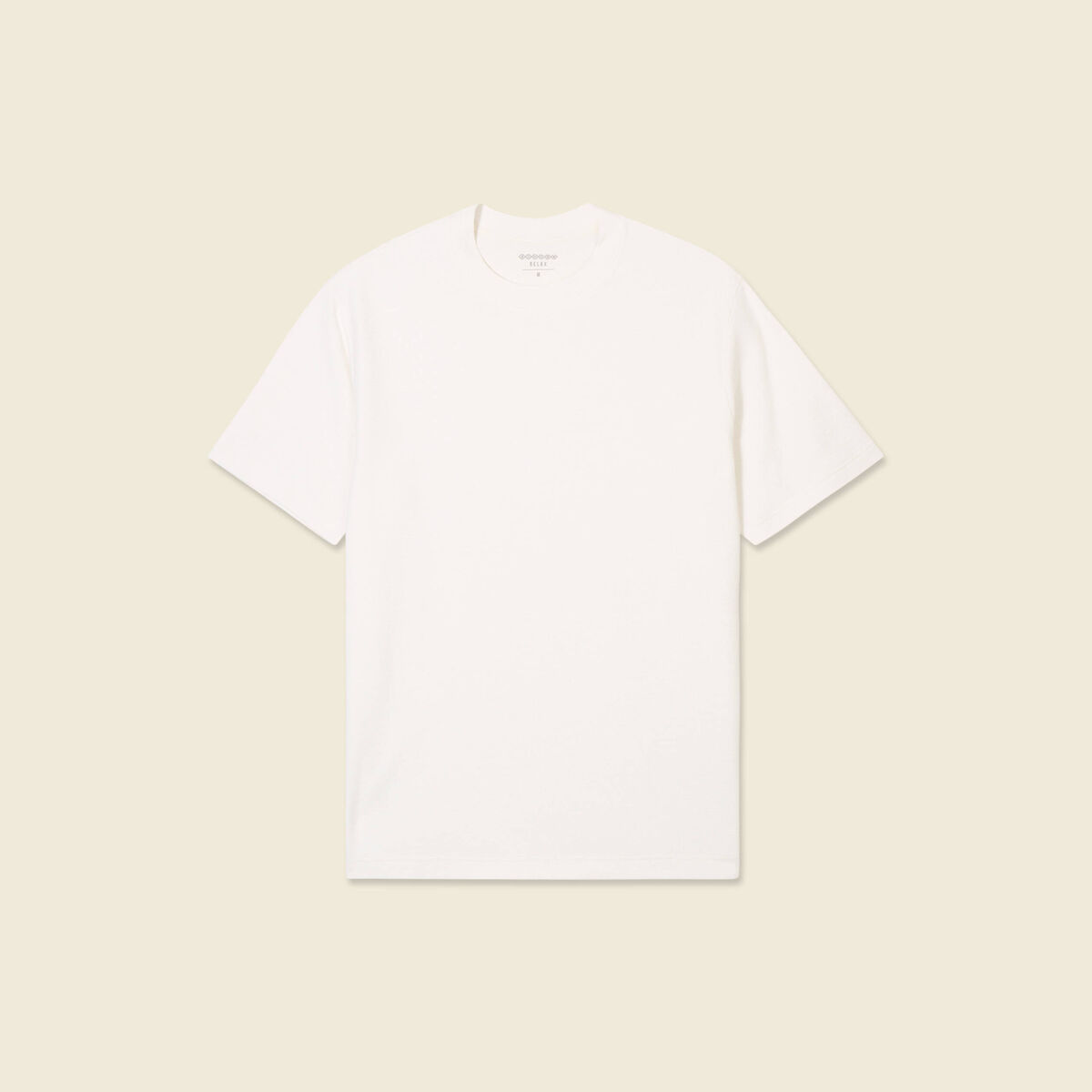 T-shirt manches courtes ecru homme