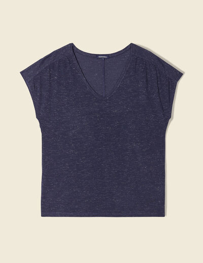 T-shirt manches courtes gris foncé femme