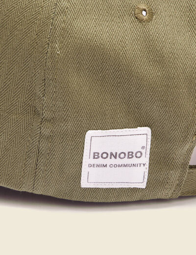 Casquette vert kaki homme