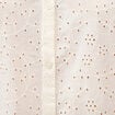 Chemise en coton manches coude creme femme