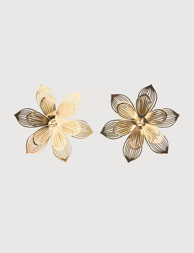 Boucles d'oreilles couleur or femme