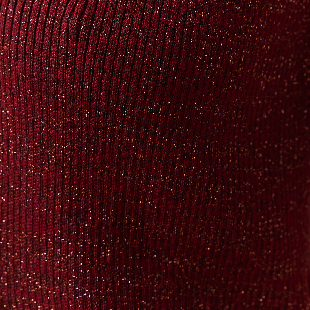 Débardeur tricot noué rose framboise femme