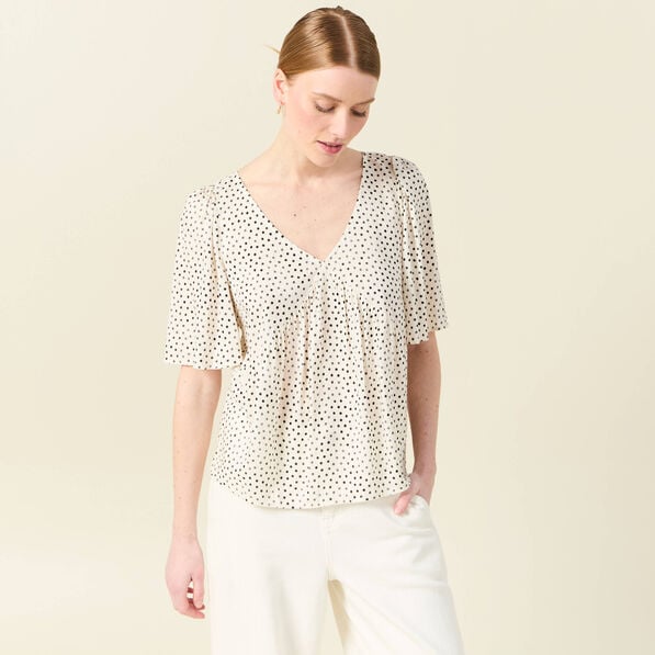 blouse manches courtes blanc femme Blouse manches courtes blanc femme