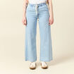 Jeans large baggy élastiqué denim used femme