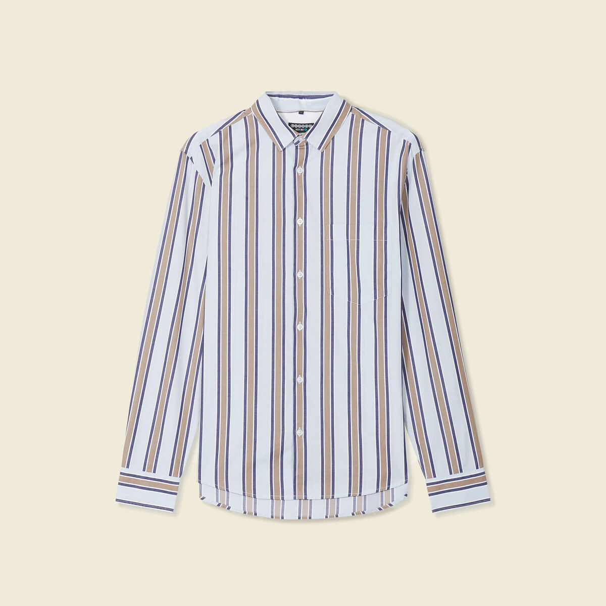 Chemise manches longues bleu ciel homme